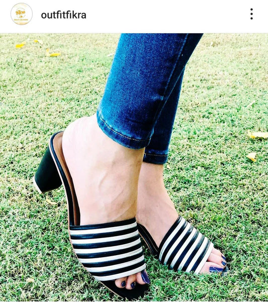 PP MIX STRIP HEEL((More Rs 500 Discount Buy Any 2 Design. You can Message us on Instagram & What's App for any information))