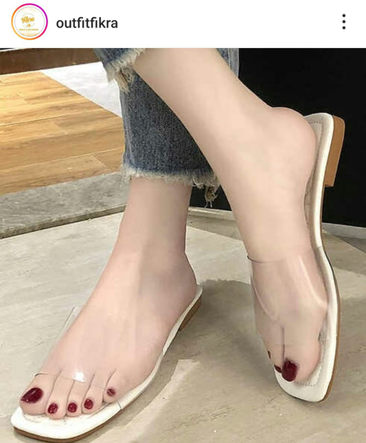 PP TRANSPARENT FLAT((More Rs 500 Discount Buy Any 2 Design. You can Message us on Instagram & What's App for any information))