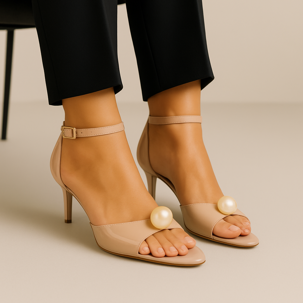 PEARL HEEL  (More Rs 600 Discount Buy Any 2 Design. You can Message us on Instagram & What's App for any information)