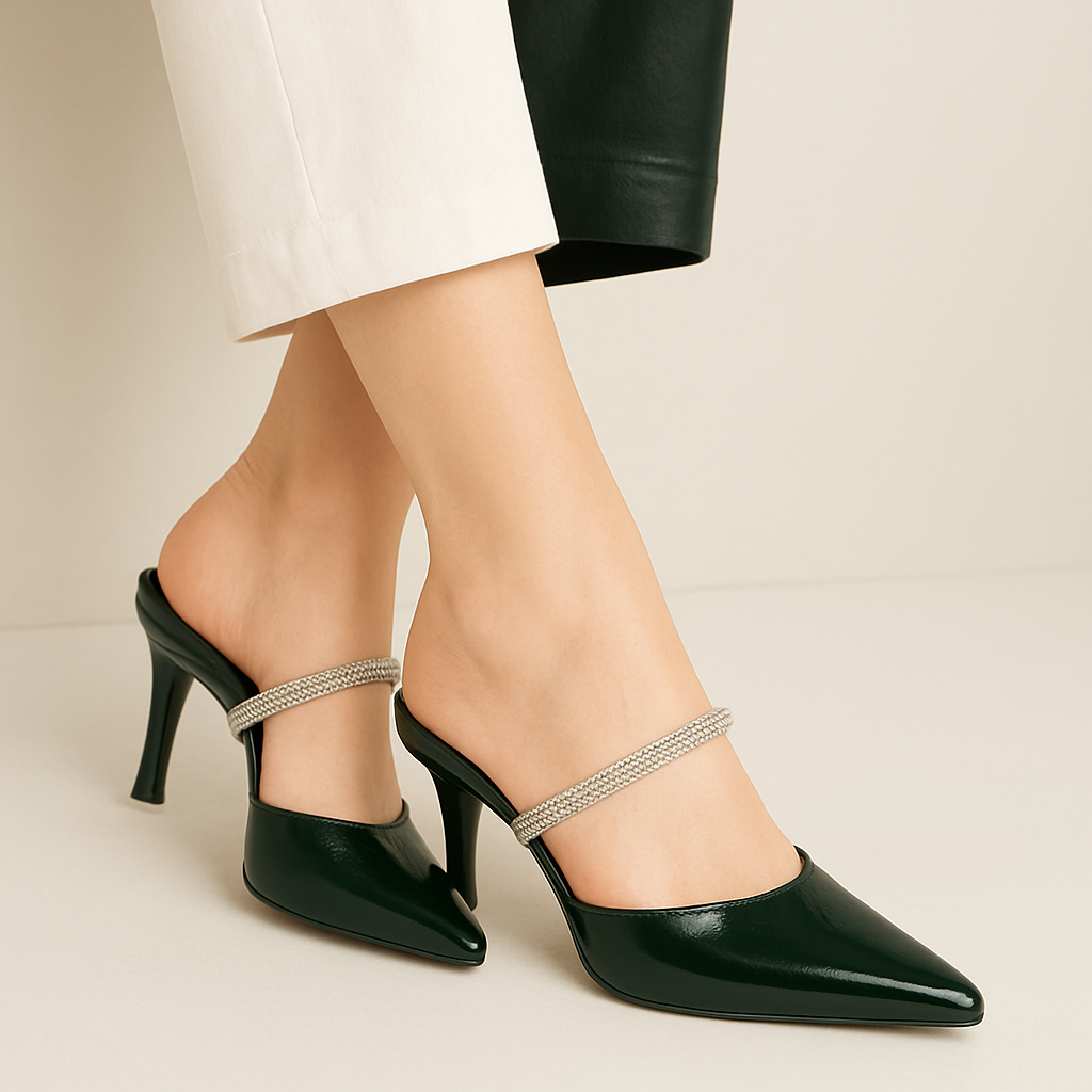 CLASSIC PUMPY (3"PENCIL HEEL)  (More Rs 600 Discount Buy Any 2 Design. You can Message us on Instagram & What's App for any information)