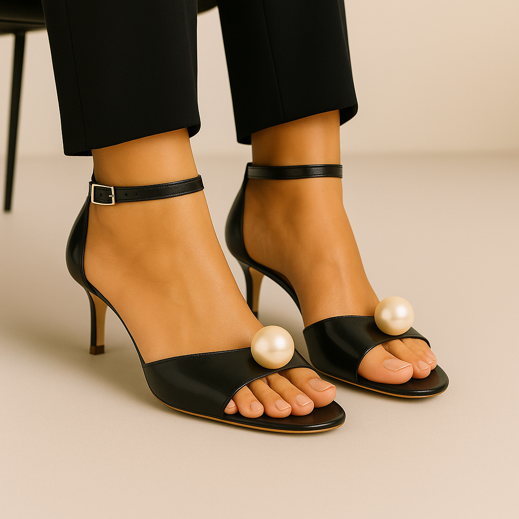 PEARL HEEL  (More Rs 600 Discount Buy Any 2 Design. You can Message us on Instagram & What's App for any information)