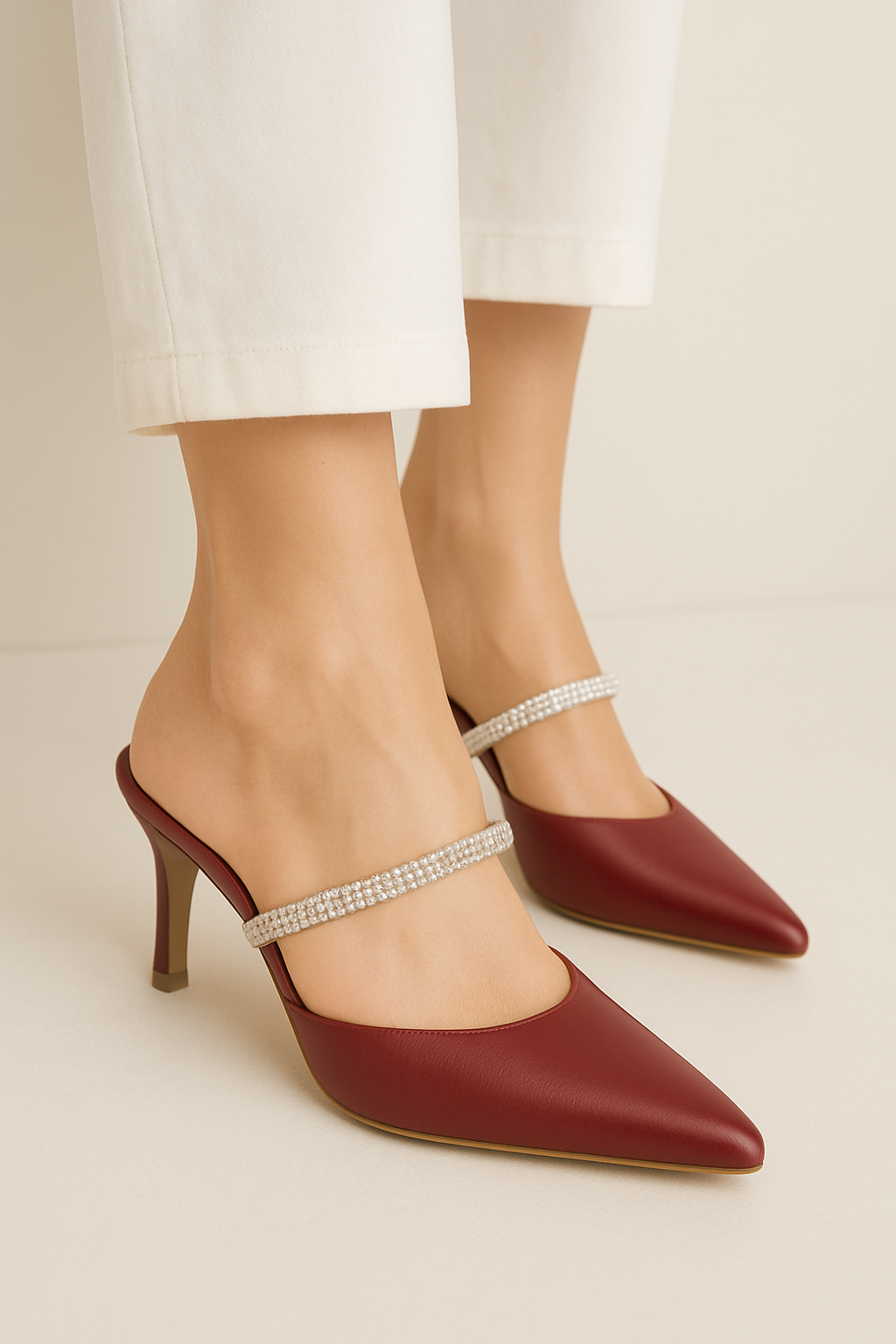 CLASSIC PUMPY (3"PENCIL HEEL)  (More Rs 600 Discount Buy Any 2 Design. You can Message us on Instagram & What's App for any information)