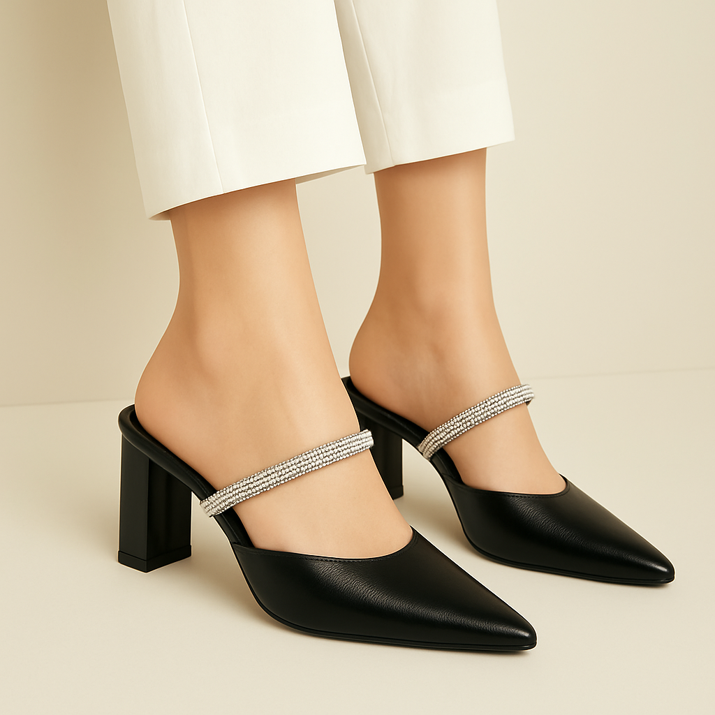 CLASSIC HEEL (3") (More Rs 600 Discount Buy Any 2 Design. You can Message us on Instagram & What's App for any information)